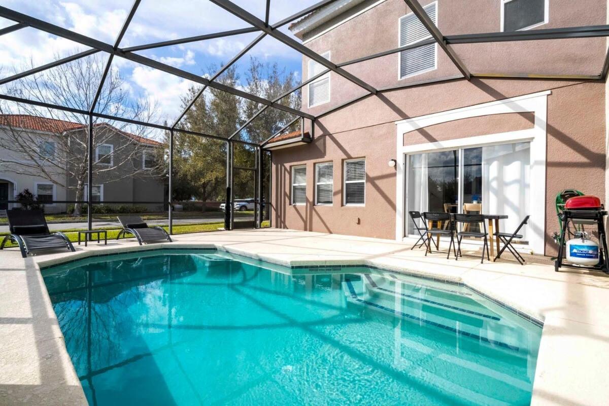 Four Bedroom W/ Screened Pool Close To Disney 4572 Kissimmee Exterior foto